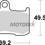 Brzdové destičky -BREMBO- 07KA23LA, Indian Chieftain/Roadmaster/Scout/Springfield, Kawasaki Z/ZX-9R, Suzuki B-King/GSX-S 750, Triumph Daytona/Speed Triple/Street Triple/Tiger, Victory Cross Country/Hammer/Kingpin/Vegas