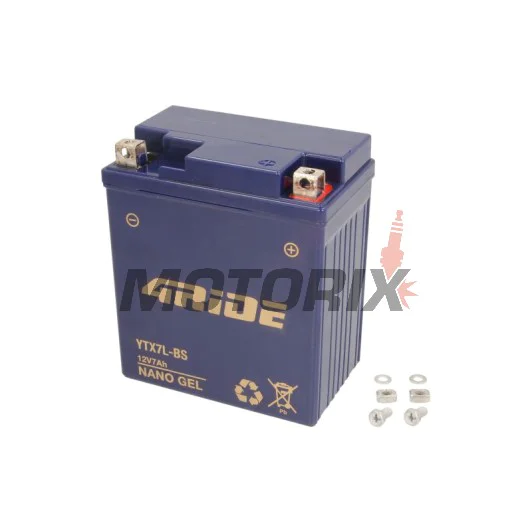 Akumulátor -4 RIDE- YTX7L-BS 4RIDE GEL, 7Ah 12V