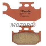 Brzdové destičky -BREMBO- 07GR49SD, Bombardier Outlander 400/Cannondale 400-440/Kawasaki KFX 450R/Suzuki Burgman 125 (2001-2011)