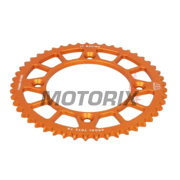 Zadní rozeta -JT- JTA895,49ORG, 49 zubů, oranžový, hliníkový, Gas Gas MC 85 2022-2026, Husqvarna TC 85 2015-2024, KTM SX 105 2007-2011, SX 85 2004-2026, XC 105 2008-2009