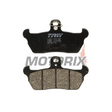 Brzdové destičky -TRW- MCB618, Aprilia Pegaso/RX/Tuareg, Cagiva Elefant/Freccia/Mito/Supercity/W8-W16, Gilera RC600, Moto Guzzi Quota 1000ie, Moto Morini Dart (1988-1999)