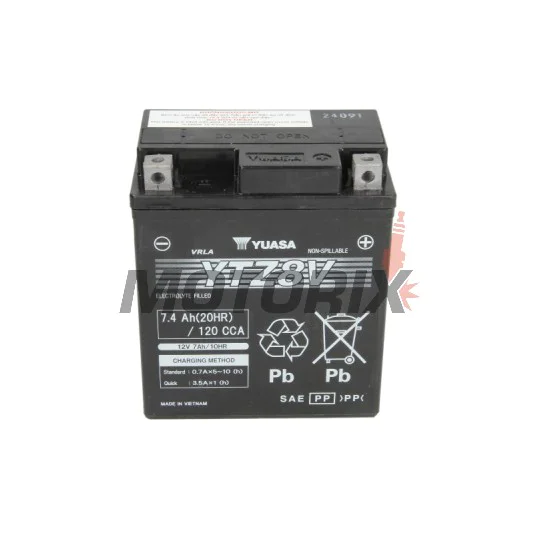 Akumulátor -YUASA- YTZ8V, 7Ah 12V