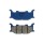 Brzdové destičky -BREMBO- 07YA3408, Yamaha FZ6/MT-03/SR125/XJ600 Diversion/XJ6/XV Virago/XVS Drag Star/YP Majesty 1995-2012