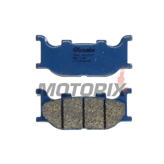 Brzdové destičky -BREMBO- 07YA3408, Yamaha FZ6/MT-03/SR125/XJ600 Diversion/XJ6/XV Virago/XVS Drag Star/YP Majesty 1995-2012