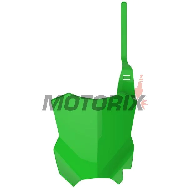 Motokrosová maska/tabulka startovního čísla -POLISPORT- zelená, KAWASAKI KX 250/450 2017-2023