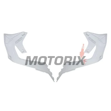 Přední boční plasty -POLISPORT- bílé, KAWASAKI KX 250/450 2019-2023