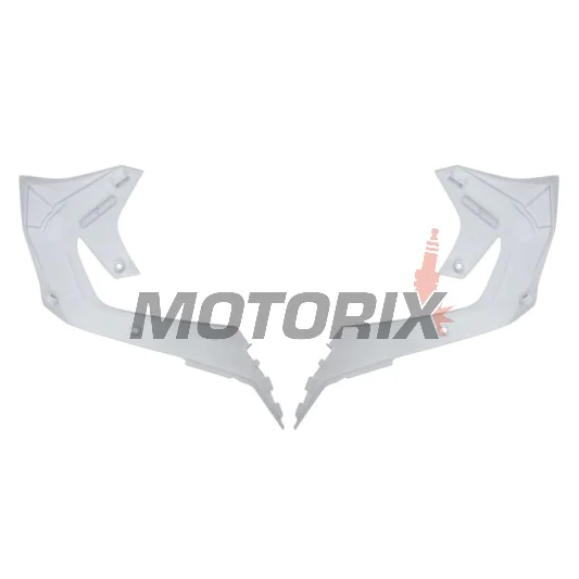 Přední boční plasty -POLISPORT- bílé, KAWASAKI KX 250/450 2019-2023
