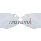 Zadní boční plasty -POLISPORT- bílé, KAWASAKI KX 125/250 2003-2008