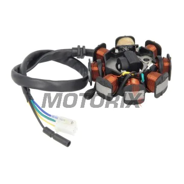 Stator (hvězda) -ATHENA- Adly Cat 125 1998-2002, Buffalo Big Panther 125 2007, MZ/MUZ Moskito 125 2001-2004, Peugeot Sum up 125 2008-2011, Rex Imola 125 2011-2017, Milano 125 2011-2017, Monaco 125 2011-2017