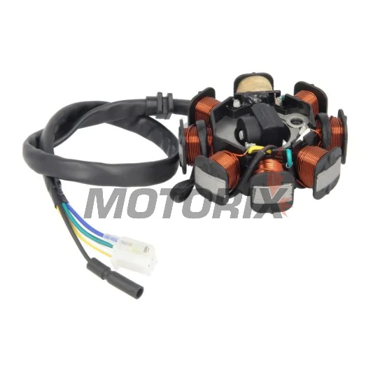 Stator (hvězda) -ATHENA- Adly Cat 125 1998-2002, Buffalo Big Panther 125 2007, MZ/MUZ Moskito 125 2001-2004, Peugeot Sum up 125 2008-2011, Rex Imola 125 2011-2017, Milano 125 2011-2017, Monaco 125 2011-2017