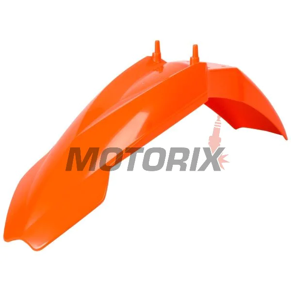 Přední Supermoto blatník -POLISPORT- oranžový, KTM SX 65 2002-2008