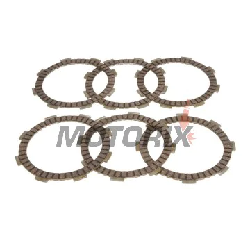 Sada spojkových lamel -4 RIDE- TCS1191, Honda CB 250/CM 250 Custom/CMX 250 Rebel/CRF 150 (2007-2020)/Kawasaki KMX 125/KX 80-100-85 (1998-2013)/Suzuki RM 100 (2003-2008)/Loncin Conqueror 200 (2005-2006)
