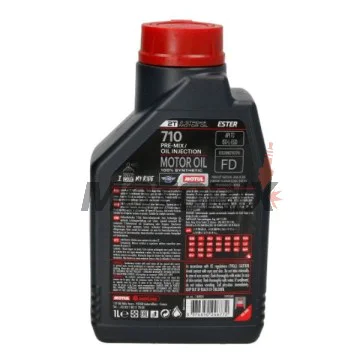 2taktní olej -MOTUL- 710, 2T, plná syntetika + ester, 1L