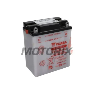 Akumulátor -YUASA- YB12AL-A2+ELEKTROLI, 12.6Ah 12V