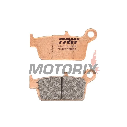 Brzdové destičky -TRW- MCB575RSI, CPI Sahel 125, Gas Gas EC/FSE/FSR/MC/SM 125-515cc, Honda CR/CRM/XR 50-650cc, Kawasaki KDX/KLX/KX 125-500cc, Suzuki DR-Z/RM 125-400cc, Yamaha WR/YZ 125-426cc