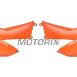Přední boční plasty -POLISPORT- oranžové, KTM EXC, EXC-F, MXC, SX, SX-F, XC, XC-F 125-525 2005-2007