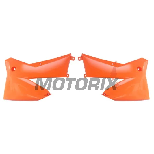 Přední boční plasty -POLISPORT- oranžové, KTM EXC, EXC-F, MXC, SX, SX-F, XC, XC-F 125-525 2005-2007