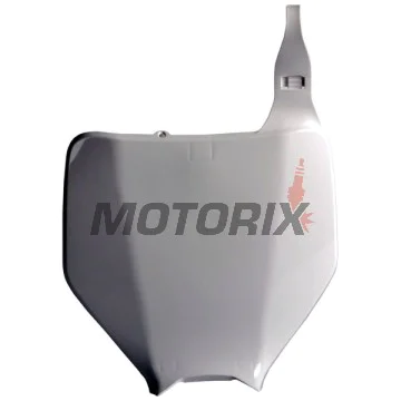 Motokrosová maska/tabulka startovního čísla -POLISPORT- bílá, KAWASAKI KX 125/250/450 2003-2008