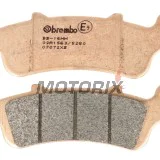 Brzdové destičky -BREMBO- 07072XS, Honda FES 250 Foresight (1999-2005), FJS 400/600 Silver Wing (2003-2015), NSS 250 Jazz (2001-2004)