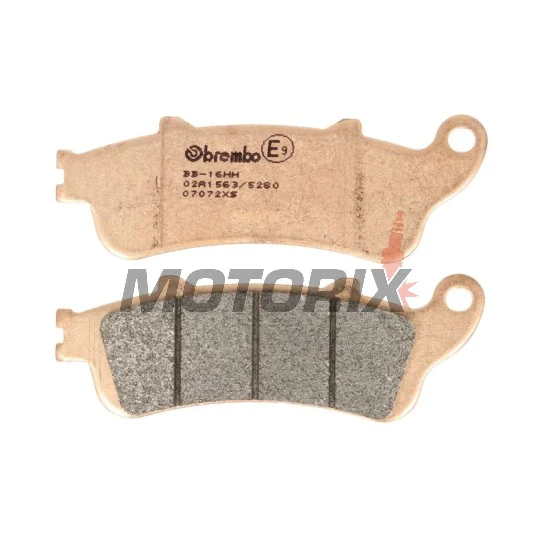 Brzdové destičky -BREMBO- 07072XS, Honda FES 250 Foresight (1999-2005), FJS 400/600 Silver Wing (2003-2015), NSS 250 Jazz (2001-2004)