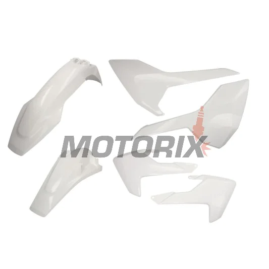 Sada plastů -POLISPORT- bílé, HUSQVARNA FC, TE 125-450 2017-2019