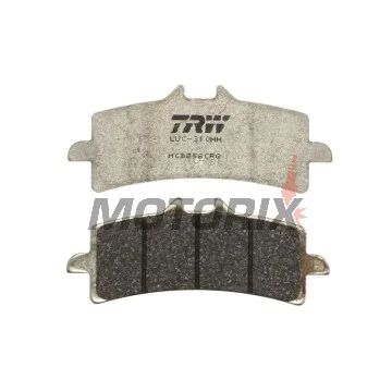 Brzdové destičky -TRW- MCB858CRQ, Aprilia RSV4 1000, BMW S1000RR HP4, Ducati Panigale 1199/1299, Kawasaki H2 & ZX-10R, KTM RC8 1190 & Super Duke 1290, MV Agusta F4/F3, Suzuki Hayabusa & GSX-R 1000, Triumph Daytona 675 & Speed Triple 1050