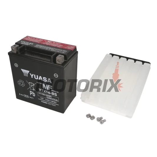 Akumulátor -YUASA- YTX16-BS, 15Ah 12V