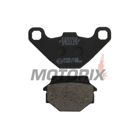 Brzdové destičky -FERODO- FDB314EF, Aprilia Tuareg 600, Buell M2/S1/S3 1200, Gas Gas Enducross 125, Husqvarna CR/TE/WR 125-510, Kawasaki GPZ/KL Tengai/KLE/KLR/KX/ZR 250-650, Kymco CK1 125, Suzuki GT 80 1981-2015