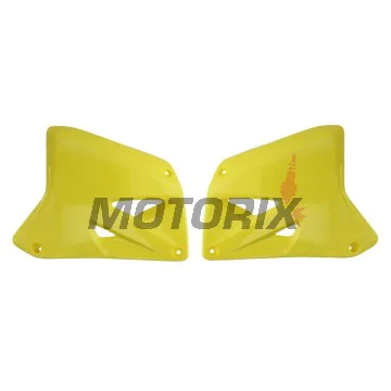 Přední boční plasty -POLISPORT- žluté, SUZUKI RM 125/250 2001-2008