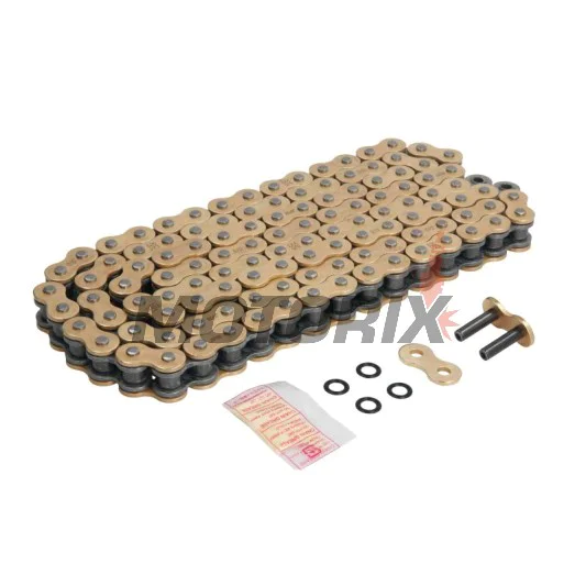 Řetěz -DID- 525VX3G&B-118, velikost 525, 118 článků, zesílený, zlatá/černá