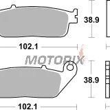 Brzdové destičky -BREMBO- 07HO41SA, Aprilia MX 125, Pegaso 650, RSV 1000 | Cagiva Elefant 750, Navigator 1000 | Ducati Monster 696, Multistrada 620 | Honda CBR 600, CB 1000, CBF 500 | Yamaha MT-07 700, YZF 600, XJR 1300 | KTM EXC 250, SX 125 | Suzuki GSF