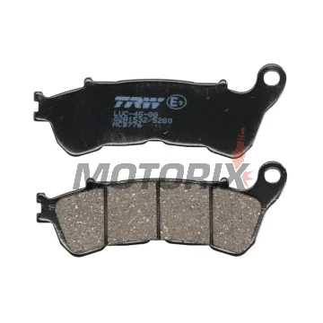 Brzdové destičky -TRW- MCB776, Harley-Davidson XL883-1200 Sportster + Honda CB-CBF-CBR/FES-FJS-NSS Forza/NC-NT-SH-ST/VFR-VT-XL + Suzuki Burgman/Sixteen/Boulevard-Intruder 1800 (2004-2018)
