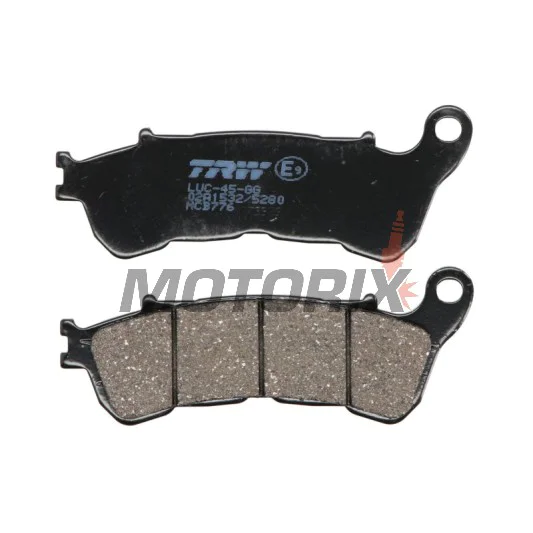 Brzdové destičky -TRW- MCB776, Harley-Davidson XL883-1200 Sportster + Honda CB-CBF-CBR/FES-FJS-NSS Forza/NC-NT-SH-ST/VFR-VT-XL + Suzuki Burgman/Sixteen/Boulevard-Intruder 1800 (2004-2018)