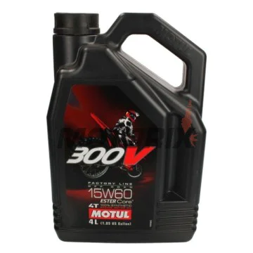 Motorový olej -MOTUL- 15W60, plná syntetika + ester, 4L
