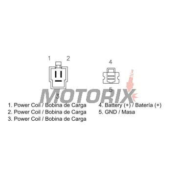 Regulátor dobíjení -DZE- regulátor dobíjení, 12V, 20A, HONDA XR 125 2003-2012