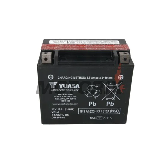 Akumulátor -YUASA- YTX20HL-BS, 19Ah 12V