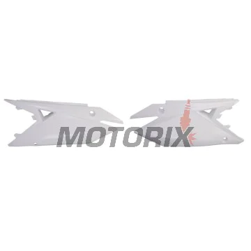 Zadní boční plasty -POLISPORT- bílé, SUZUKI RM-Z 250 2019-2023