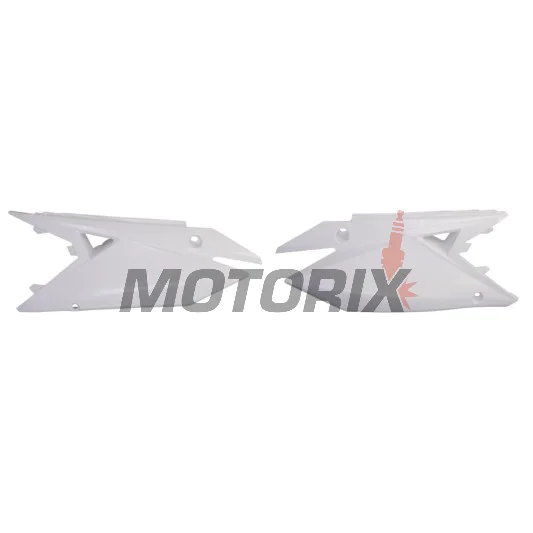 Zadní boční plasty -POLISPORT- bílé, SUZUKI RM-Z 250 2019-2023