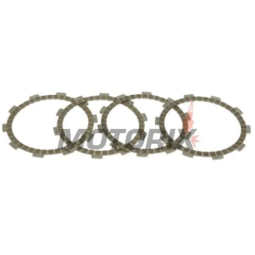Sada spojkových lamel -TRW- MCC550-4, Aprilia AF1/Classic/ET/MX/Pegaso/RS/RX/SX/Tuono 50-125, Beta RR 50, Rieju Drac/MRT/MRX/RR/SMX/Spike 50, Sherco Enduro 50, Yamaha DT/TZR 50 (1984-2019)