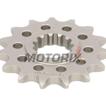 Přední pastorek -JT- JTF1591,15, 15 zubů, Yamaha FJ-09 847 2015-2017, FZ-07 689 2015-2017, FZ-09 850 2014-2017, FZ-10 998 2017, FZ8 800 2009-2016, MT-07 689 2014-2018, MT-07 700 2019, MT-09 850 2013-2019, MT-09 900 2014-2018