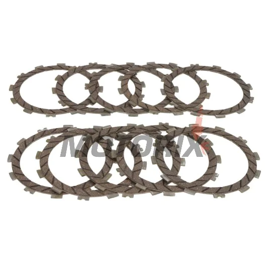 Sada spojkových lamel -TRW- MCC343-10, Kawasaki ZX-10R Ninja 1000 (2004-2015), Suzuki GSX-R1000 (2001-2004), Yamaha MT-10 1000 (2016-2019), YZF-R1 1000 (2015-2019)