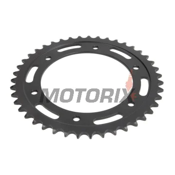 Zadní rozeta -JT- JTR5,43, 43 zubů, ocelový, Aprilia ETX 125 1985-1987, ETX 350 1988-1990, ETX 50 1984, Moto 650 1995-1999, Pegaso 600 1990, 1992-1993, Pegaso 650 1992-2004, 2007-2009, Tuareg 350 1988-1990, Tuareg 600 1988-1992
