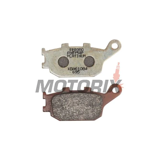 Brzdové destičky -FERODO- FDB754P, Honda Hornet/CBF/CBR Fireblade/VTR, Suzuki V-Strom/Bandit/SV, Yamaha FZ1/FZ6/XJ6/R1/R6, Kawasaki Versys 1991-2019