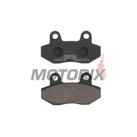 Brzdové destičky -FERODO- FDB312EF, Honda CH Spacy/MBX 50-125, Hyosung GT/GV Aquila/Karion/XRX 125-650, Kymco Pulsar 125, Peugeot Django/Speedfight IV 50-125 1985-2015