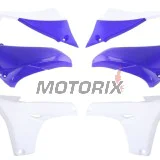 Přední boční plasty -POLISPORT- modré/bílé, YAMAHA YZ 450 2010-2013