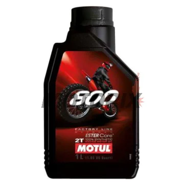 2taktní olej -MOTUL- 800, 2T, plná syntetika + ester, off-road, závodní, 1L