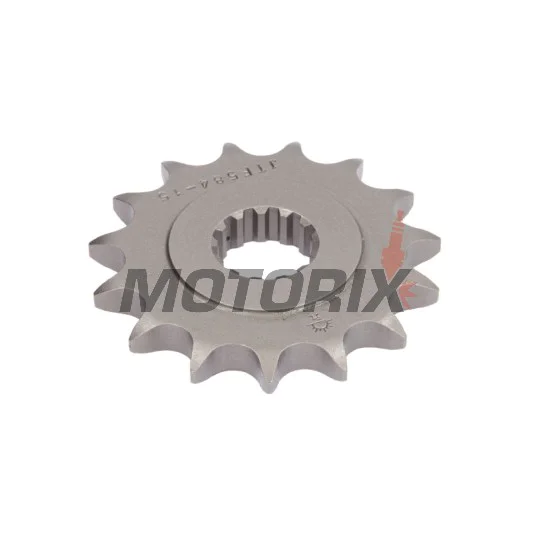 Přední pastorek -JT- JTF584,15, 15 zubů, Yamaha FZR 1000 1989-1995, FZR 750 1989-1992, GTS 1000 1993-2000, YZF 1000 1996-2002, YZF-R6 600 1999-2010