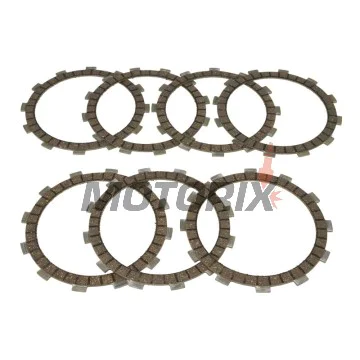 Sada spojkových lamel -TRW- MCC205-7, Kawasaki EN450/500 Vulcan, ER500, ER-6F/N, GPX600R, GPZ400/500/550/600, GT550, KLE500/650 Versys, KLR600/650, KLX600/650, Z400/550, ZL600 Eliminator, ZR550 Zephyr, ZXR750, ZZR600
