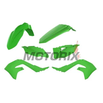 Sada plastů -POLISPORT- zelené, KAWASAKI KX 250/450 2019-2022