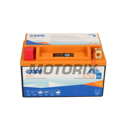 Akumulátor -EXIDE- ELTX12, 42Wh (4Ah), 12V, Lithium-ion